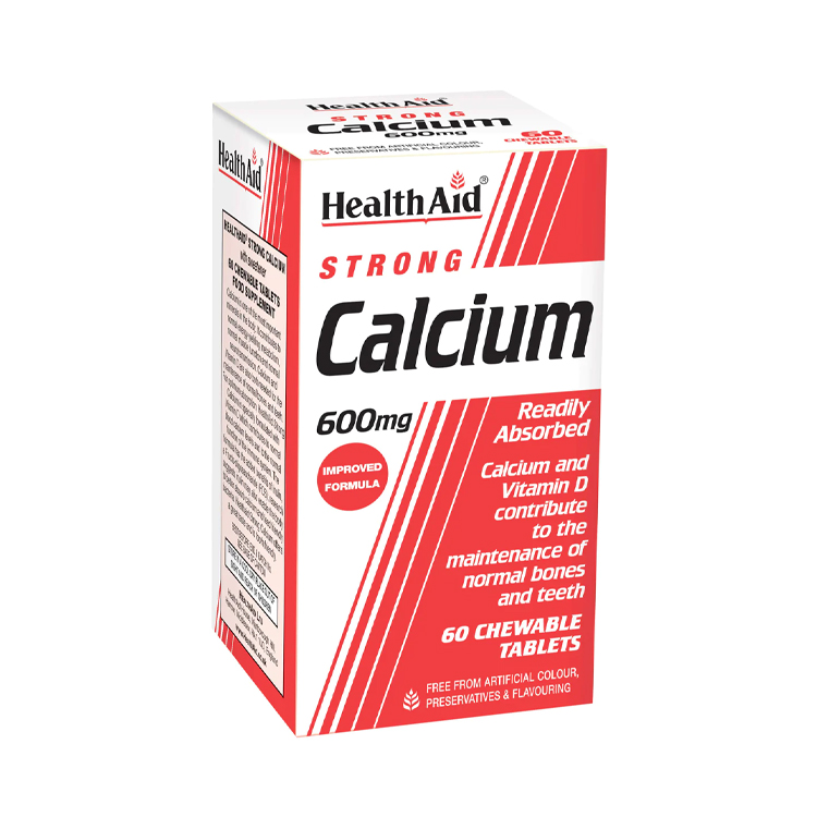 Health Aid Strong Calcium 600mg 60 tabs